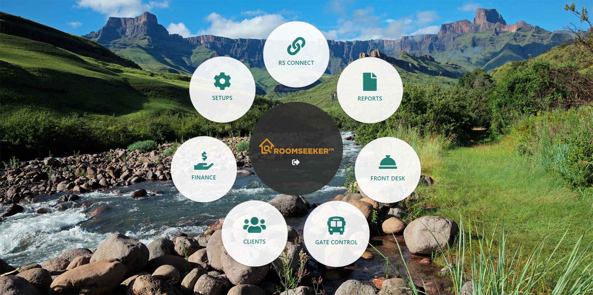 The comprehensive RoomSeeker™ landing page for our client, Cape Nature.